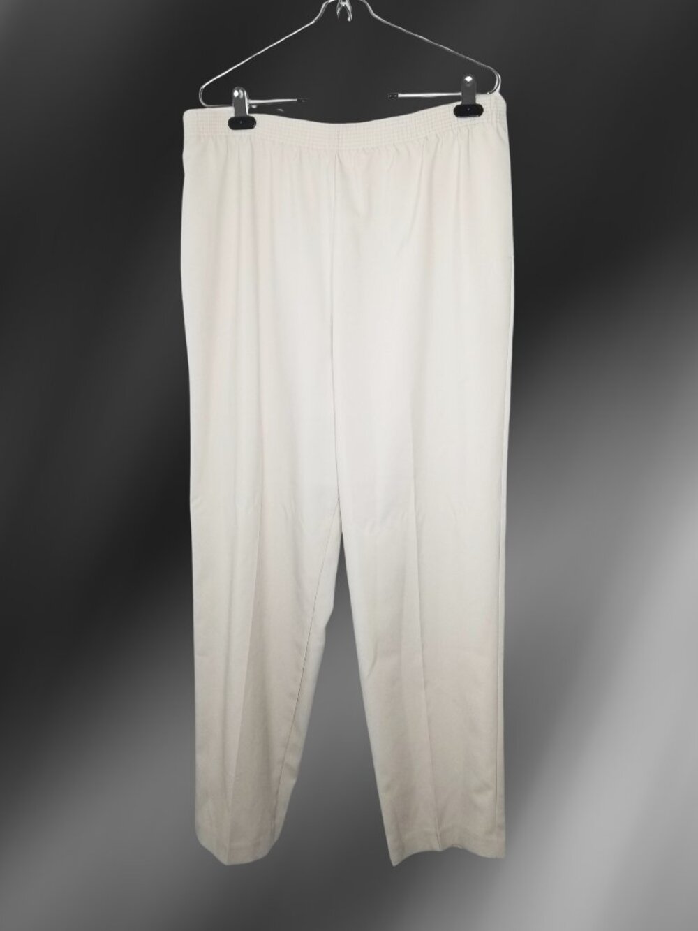 White Allison Daley Pants, Size 18